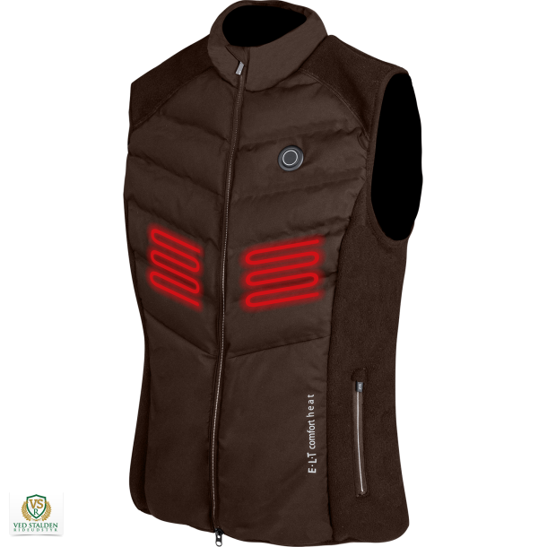 E�L�T Comfort Heat heated vest - Espresso