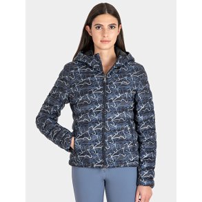 Equiline Bomberjakke Ecre, Blue All Over