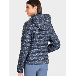 Equiline Bomberjakke Ecre, Blue All Over