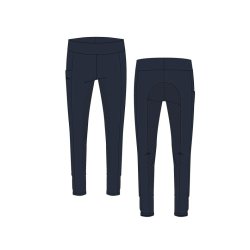 Equipage Sophia vinter ridetight Fullgrip til brn, Navy