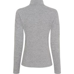 Equipage Stacey langrmet half-zip rideshirt, Asphalt