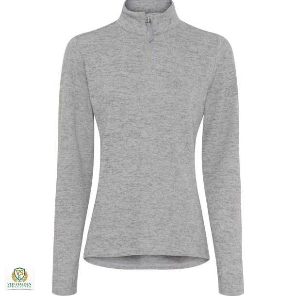 Equipage Stacey langrmet half-zip rideshirt, Asphalt