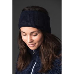 Equipage Vaina strikket pandebnd med sten, Navy