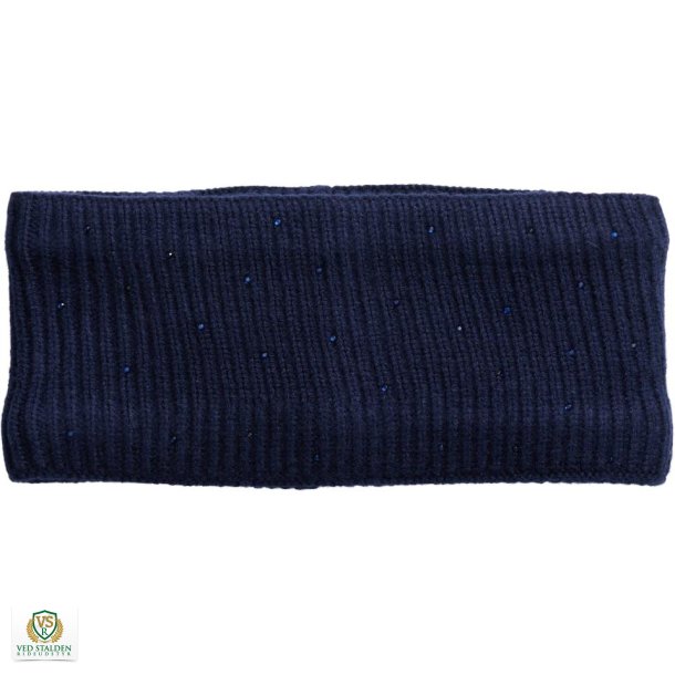 Equipage Vaina strikket pandebnd med sten, Navy