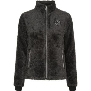 Equipage Vinnie teddyjakke med lynls til brn