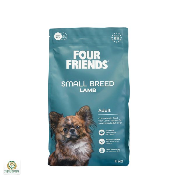 FourFriends Hundefoder Small Breed Lamb 2 kg