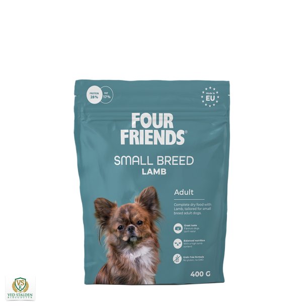 FourFriends Hundefoder Small Breed Lamb 400g