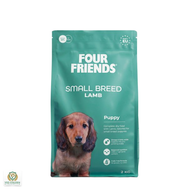 FourFriends Hundefoder Small Breed Puppy Lamb 2 kg