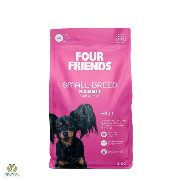 FourFriends Hundefoder Small Breed Rabbit 2kg