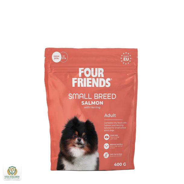 FourFriends Hundefoder Small Breed Salmon 400g