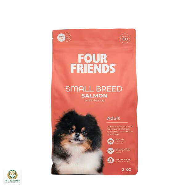 FourFreinds Hundefoder Small Breed Salmon 2 kg