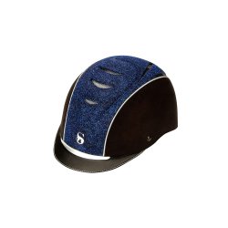 Scharf ridehjelm Night sky med sort ruskind