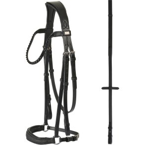 HorseGuard Cryll trense med hannoveransk nsebnd