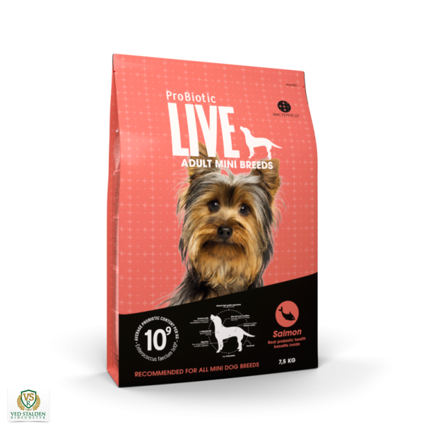 LIVE  Mini Breeds Adult Laks 7,5 kg