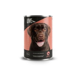 LIVE Dog Vdfoder Laks/Hvidfisk 395g dse