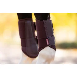 LeMieux Arika Mesh Brushing Boots, Damson