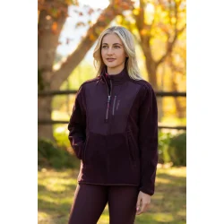 LeMieux Clara Hybrid Fleece  Damson