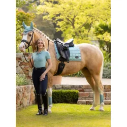 LeMieux Classique Polo Shirt, Aqua 