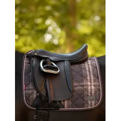 LeMieux Heritage Check Dressurunderlag, Cocoa