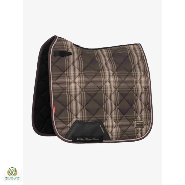 LeMieux Heritage Check Dressurunderlag, Cocoa