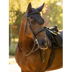 LeMieux Heritage Fly Hood Cocoa � Hut til hest