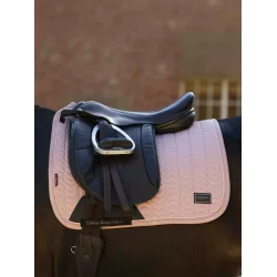 LeMieux Heritage Herringbone Dressurunderlag, Wild Rose