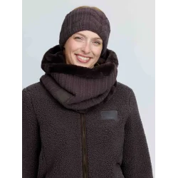 LeMieux Heritage Strikket Halsedisse, Cocoa