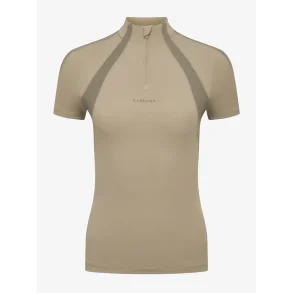 LeMieux Maria Mesh Short Sleeve Baselayer,  Almond
