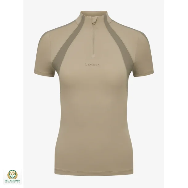 LeMieux Maria Mesh Short Sleeve Baselayer,  Almond