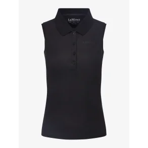 LeMieux Marissa Sleeveless Polo, Sort