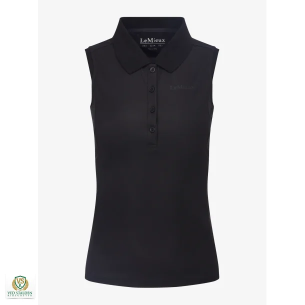 LeMieux Marissa Sleeveless Polo, Sort