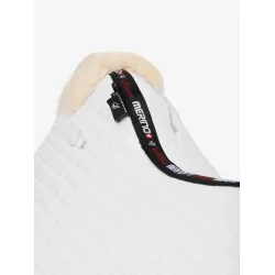 LeMieux Merino+ Half Lined Dressage Square - White/Natural