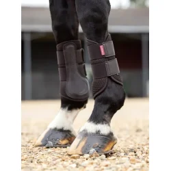 LeMieux Mesh Brushing Boot Brown