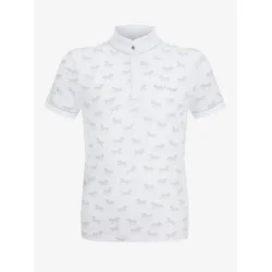 LeMieux Mini Bella Show Shirt White/Ponies