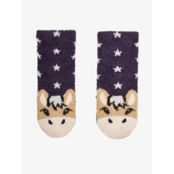 LeMieux Mini Fluffy Character Socks  Juniper