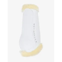 LeMieux Motionflex Dressur gamacher med pels, Hvid