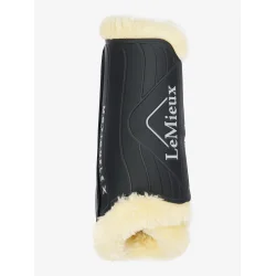 LeMieux Motionflex Dressur gamacher med pels, Sort