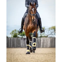 LeMieux Motionflex Dressur gamacher med pels, Sort