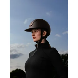 LeMieux Ridehjelm Verv Competition - Mat Brun