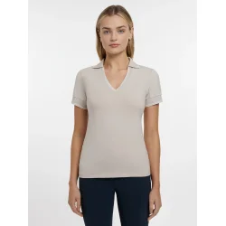 LeMieux Serena Sports Polo, Stone
