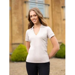 LeMieux Serena Sports Polo, Stone