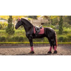 LeMieux Suede Dressage Square, Orchid