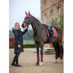 LeMieux Suede Dressage Square, Orchid