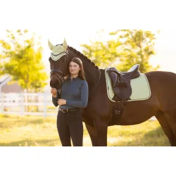 LeMieux Suede Dressage Square, Macaron