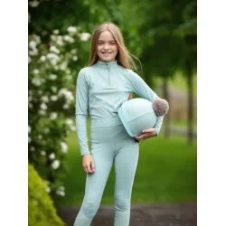 LeMieux Young Rider Base Layer,  Aqua