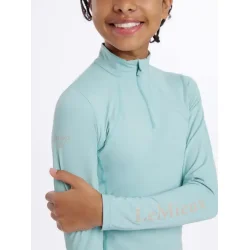 LeMieux Young Rider Base Layer,  Aqua