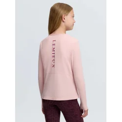 LeMieux Young Rider Hybrid Sports Top - Petal