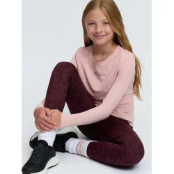 LeMieux Young Rider Hybrid Sports Top - Petal