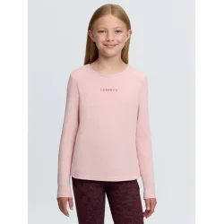 LeMieux Young Rider Hybrid Sports Top - Petal