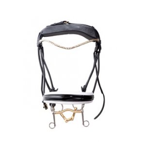 Finesse Cassidy Kandar - Sort med hvid foring og lak